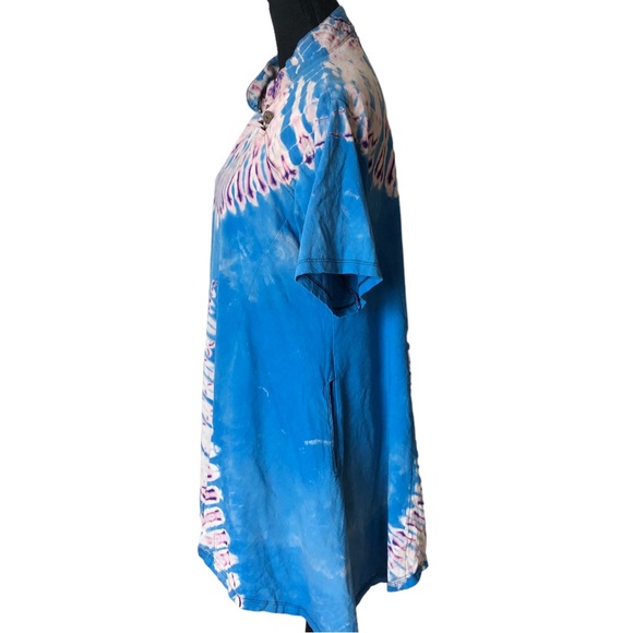 Gaerabert BOHO Queen TieDye Swing Tunic made in Thailand M/L - Picture 2 of 11
